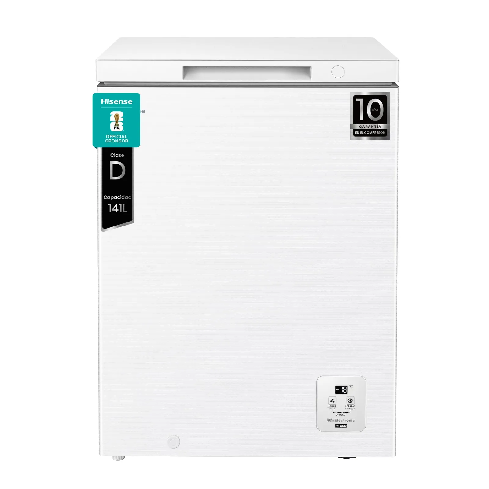 Arcón Congelador Hisense FT145N1AWDL 141L