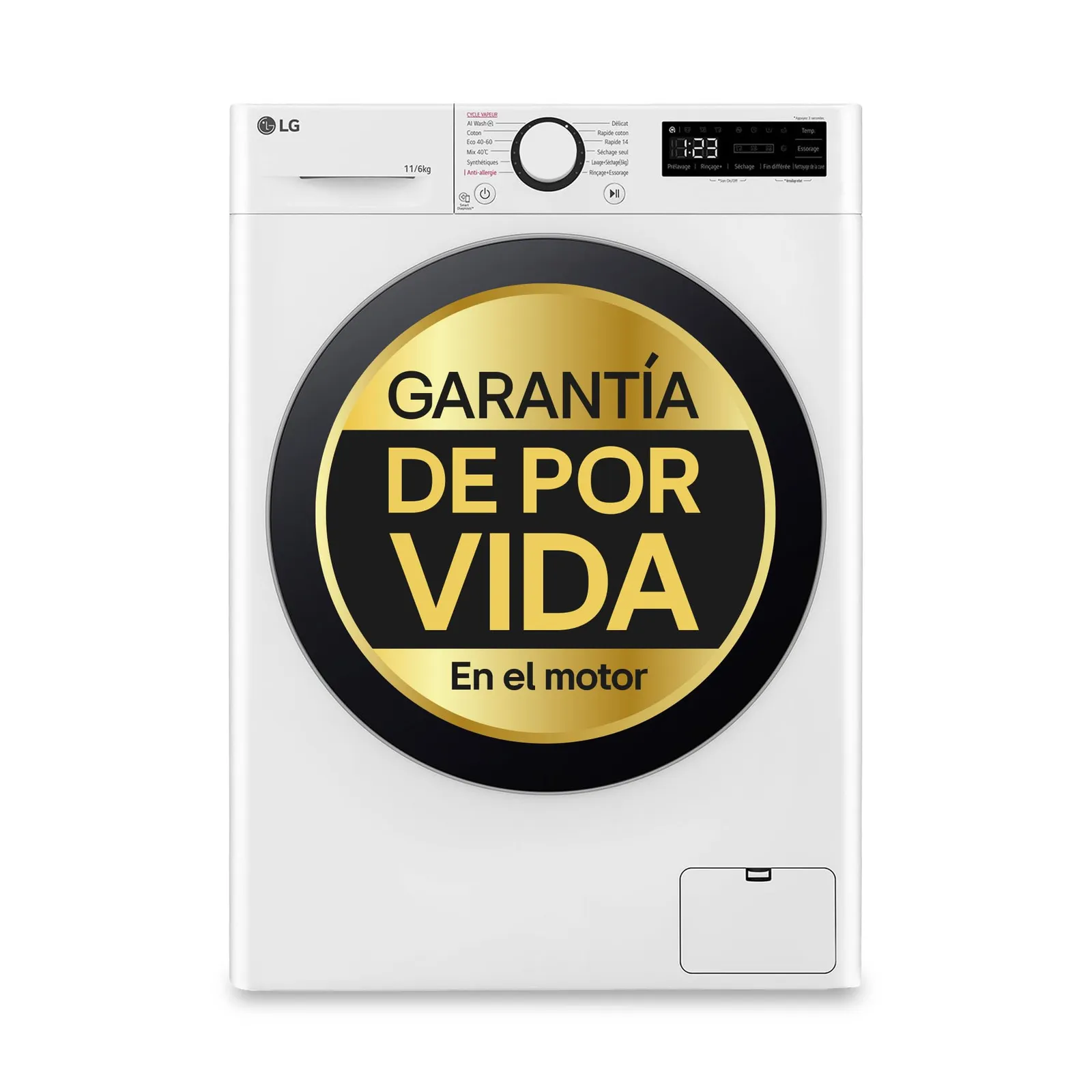 LG Lavadora Secadora Inteligente 11/6kg 1400RPM