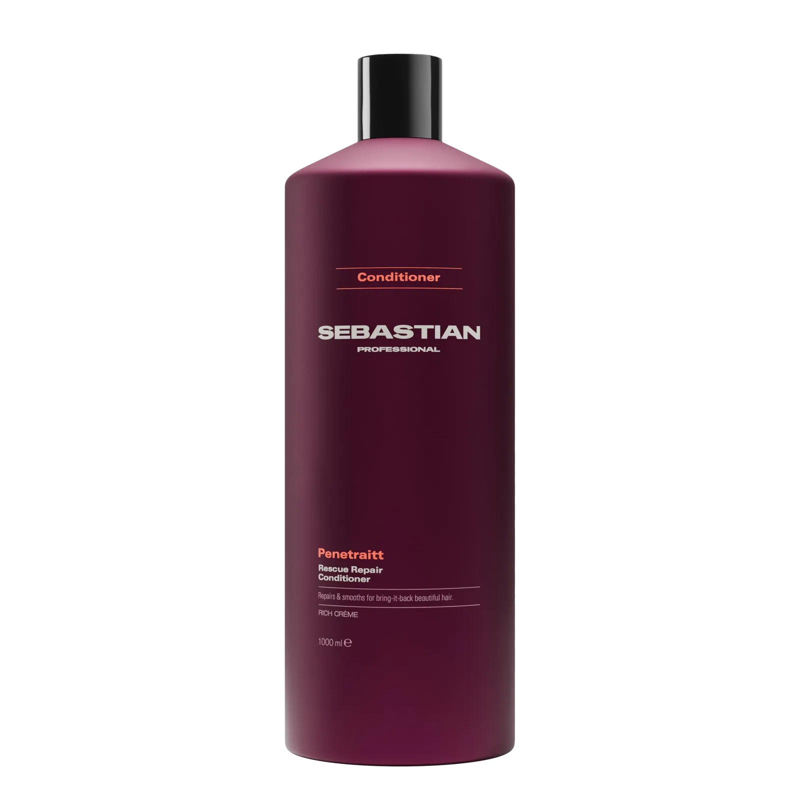 Sebastian Professional Penetraitt Champú Reparador 1L: Limpia, Nutre y Repara Cabello Dañado