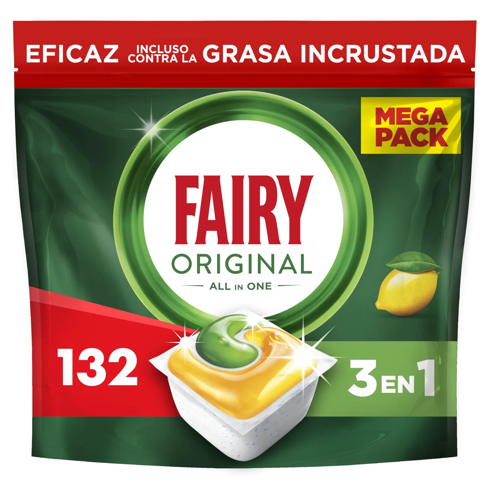 Fairy Original Todo En Uno, 123 Pastillas