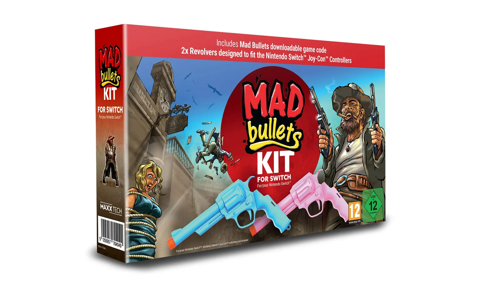 Kit Nintendo Switch Maxx Tech Mad Bullets
