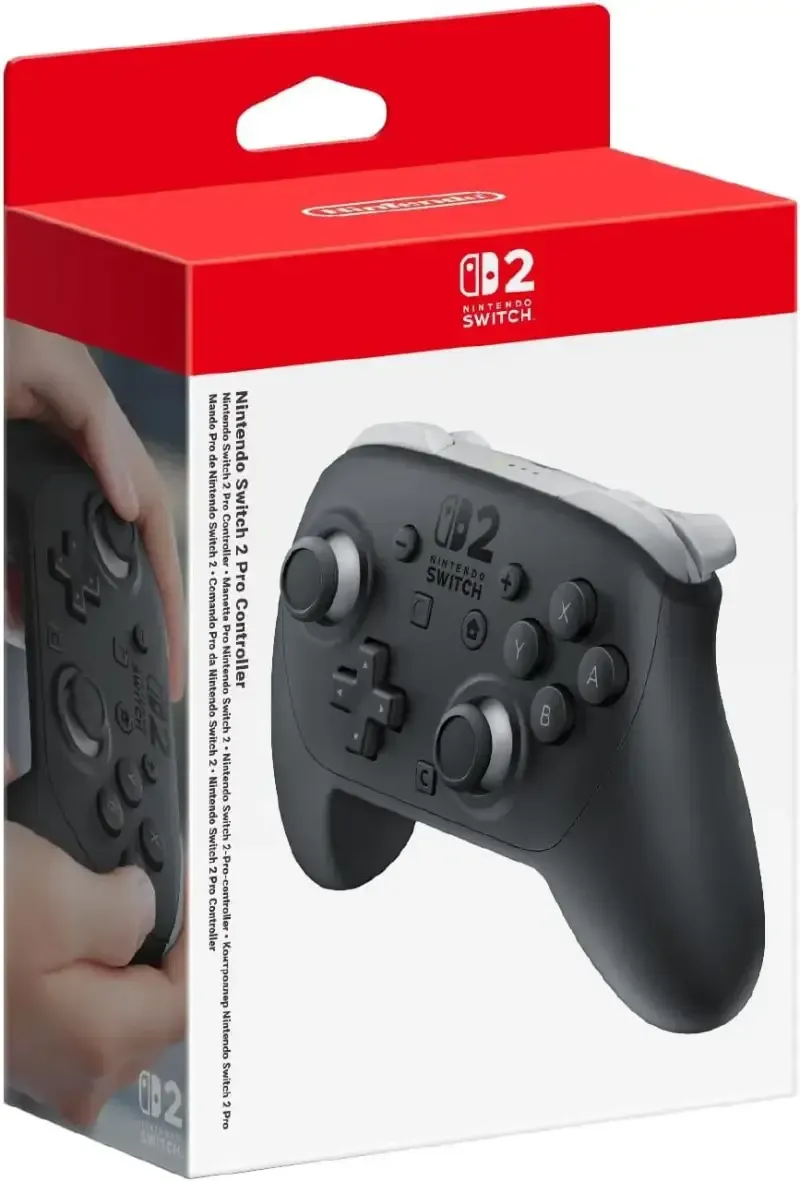 Mando Pro Nintendo Switch 2: Descuento en Control Inalámbrico con Vibración HD