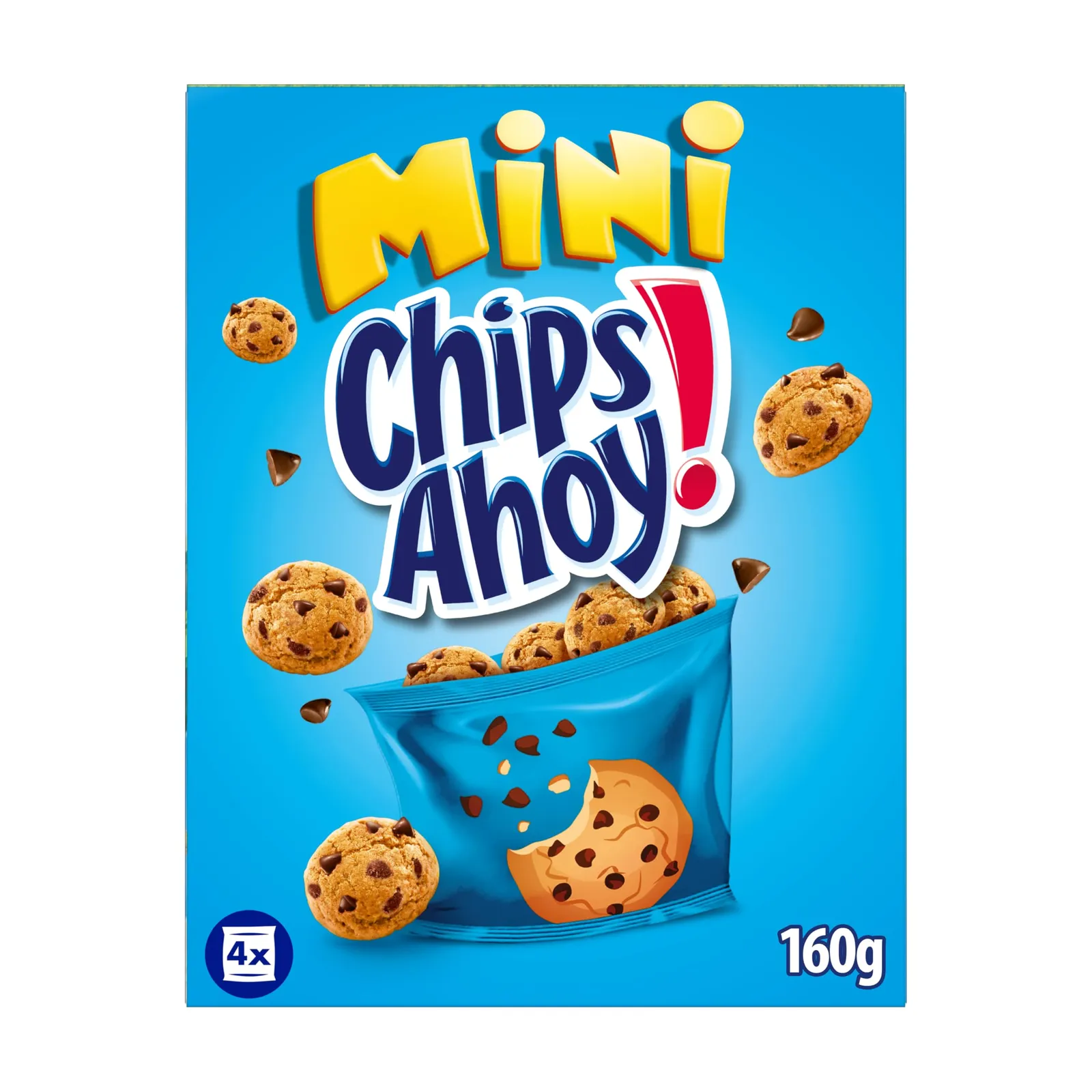 6 Paquetes Galletas Chips Ahoy Mini con Pepitas de Chocolate (160 g cada uno)
