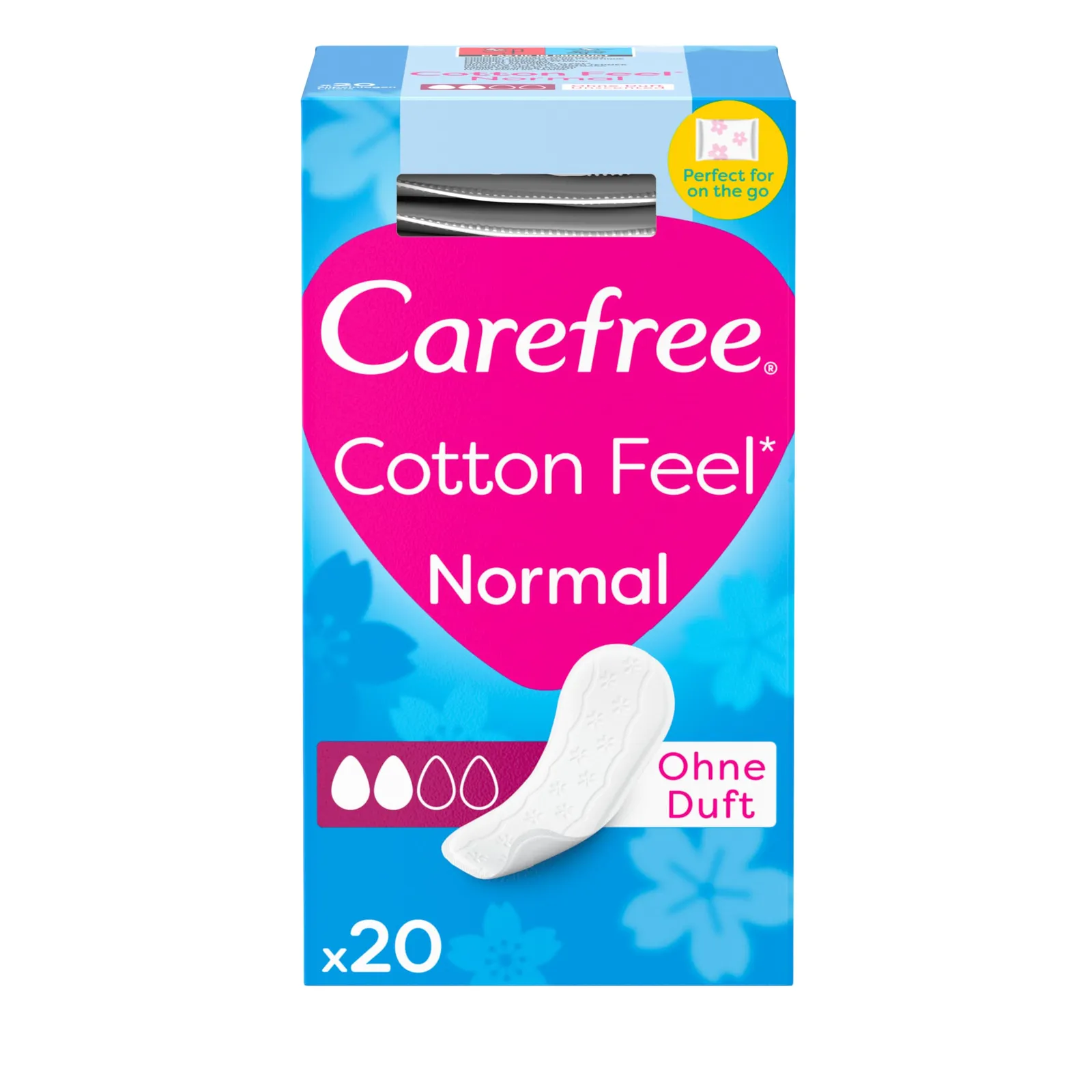 Pack de 20 protegeslips de la marca Carefree