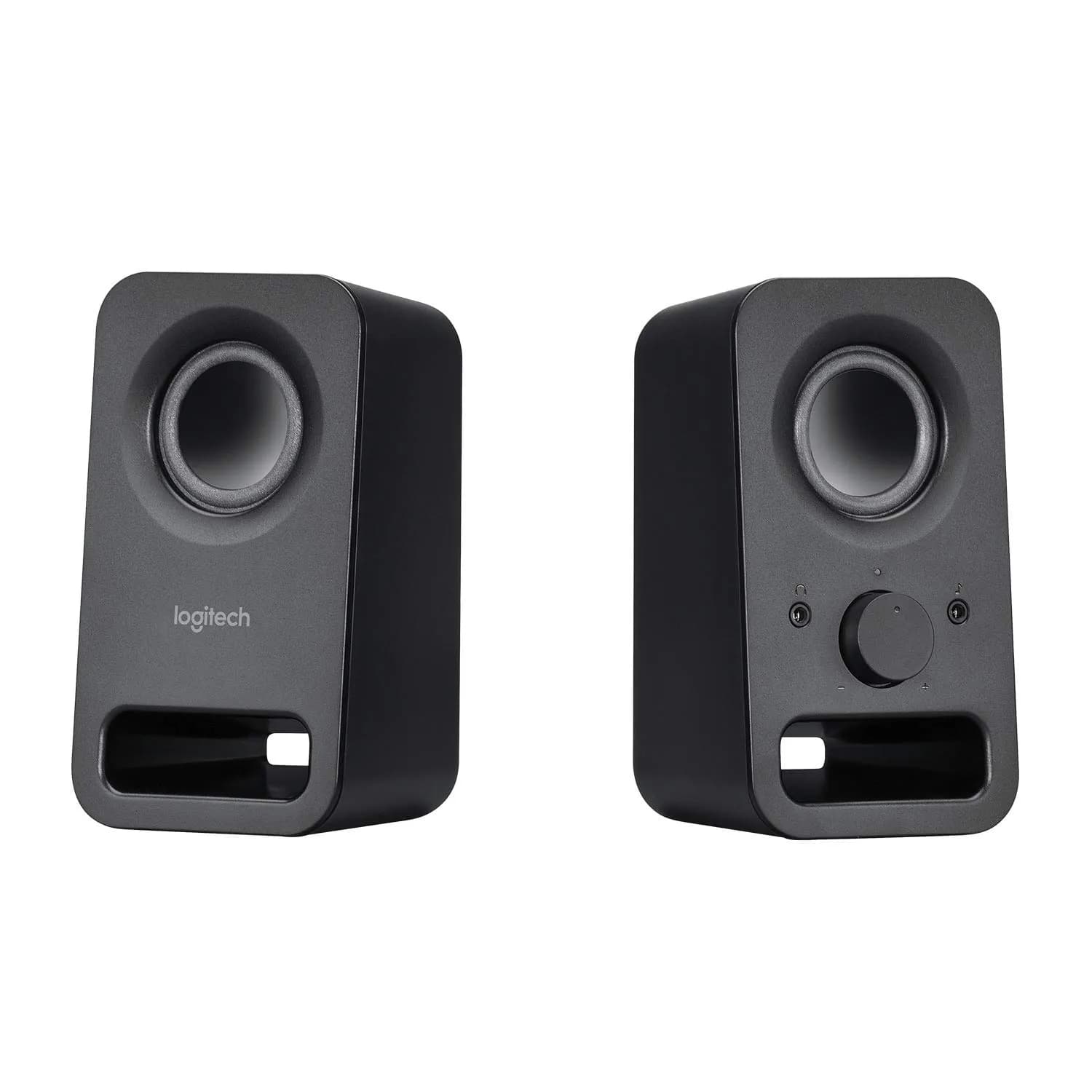 Altavoces Logitech Z150 Compactos con Entrada 3.5mm y Controles Integrados