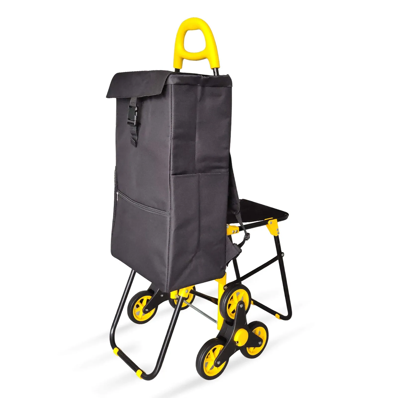 VOUNOT Carro Compra Plegable 6 Ruedas 40L