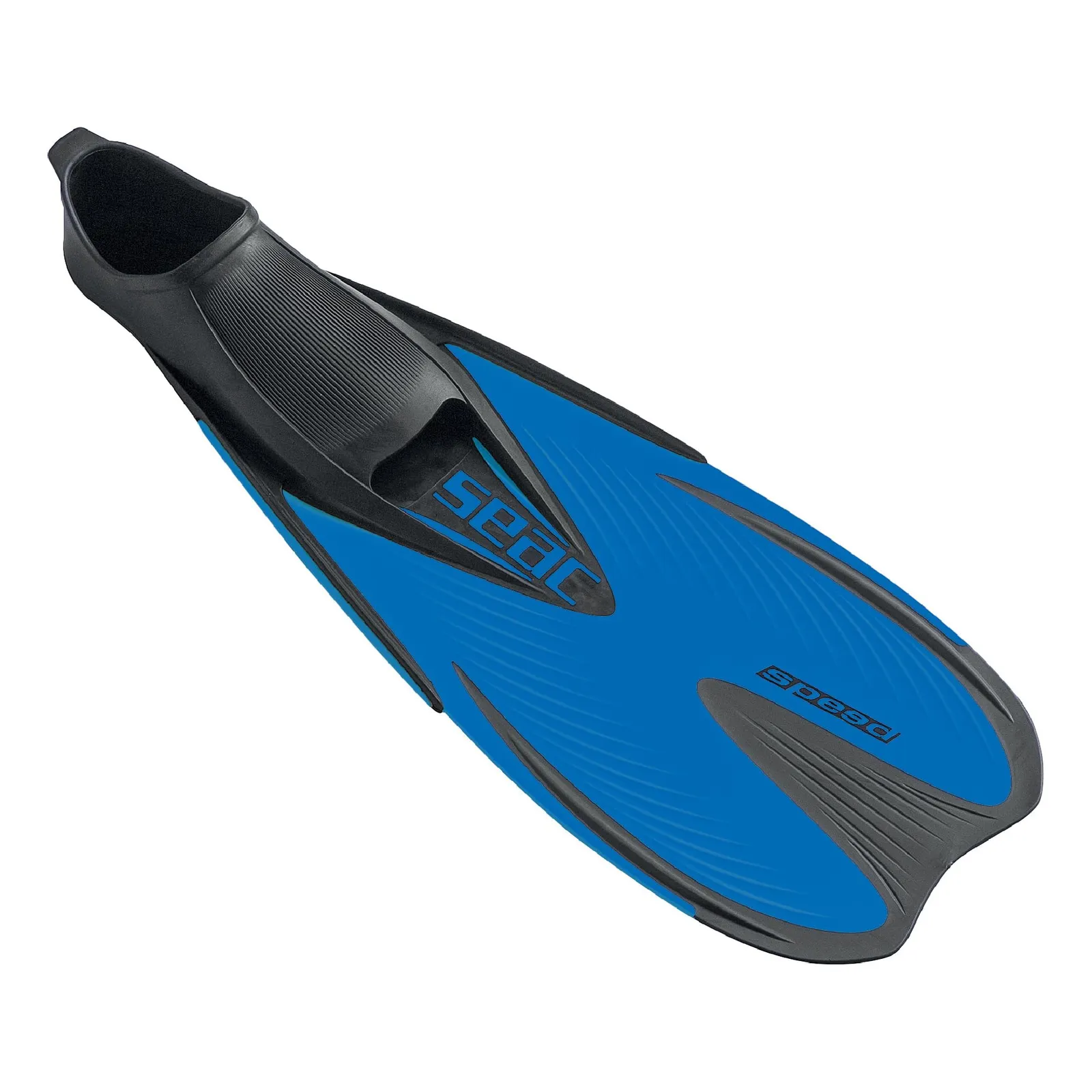 Aletas de Snorkel SEAC Speed, Calzante Cerrado, Talla 36/37, Azul