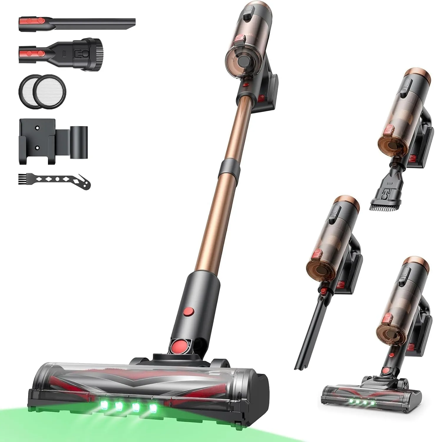 Aspiradora sin Cable Proscenic P11 Ultra+: 50KPa, 500W, 50 Min Autonomía, Pantalla LED