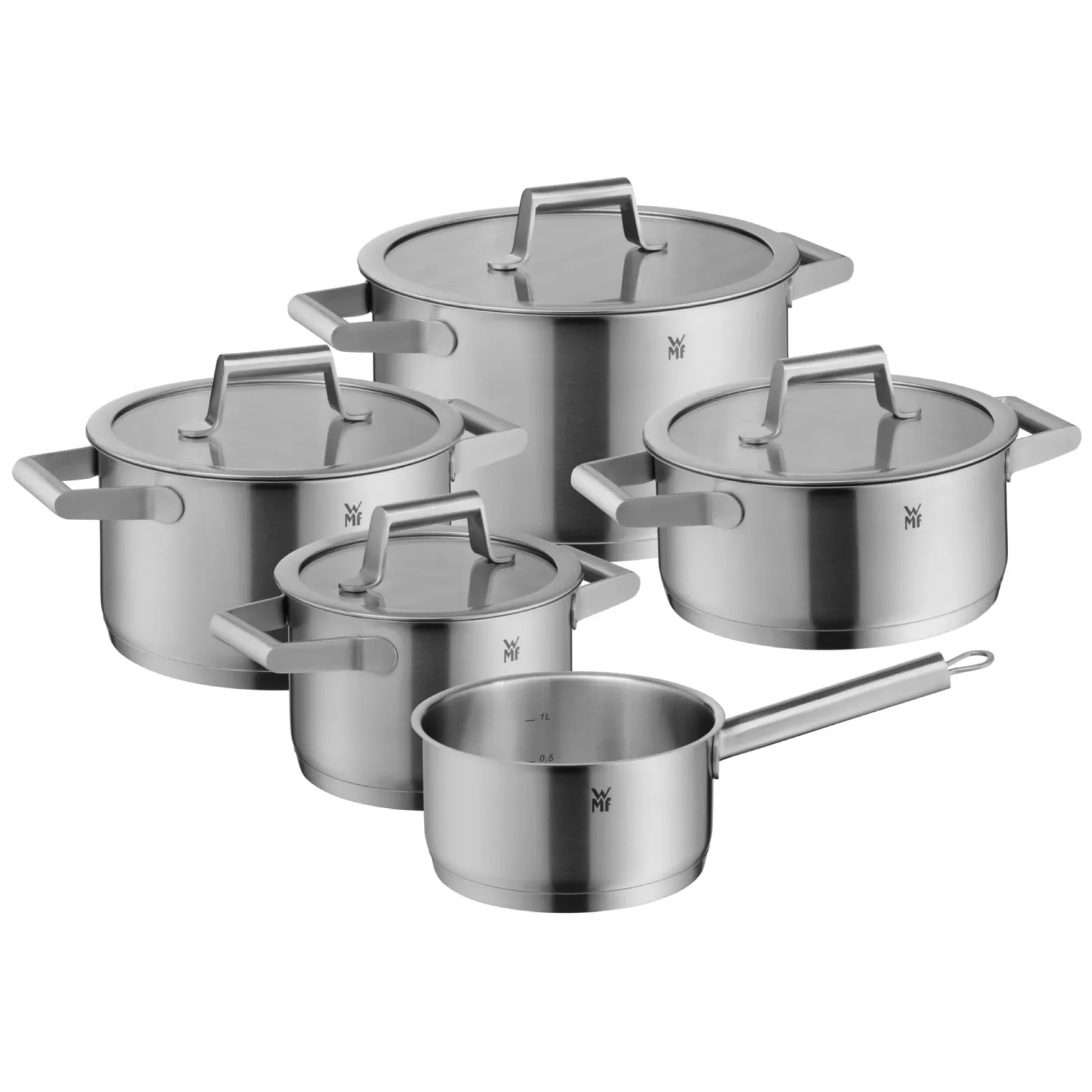 WMF Comfort Line Juego de 5 Ollas de Acero Inoxidable