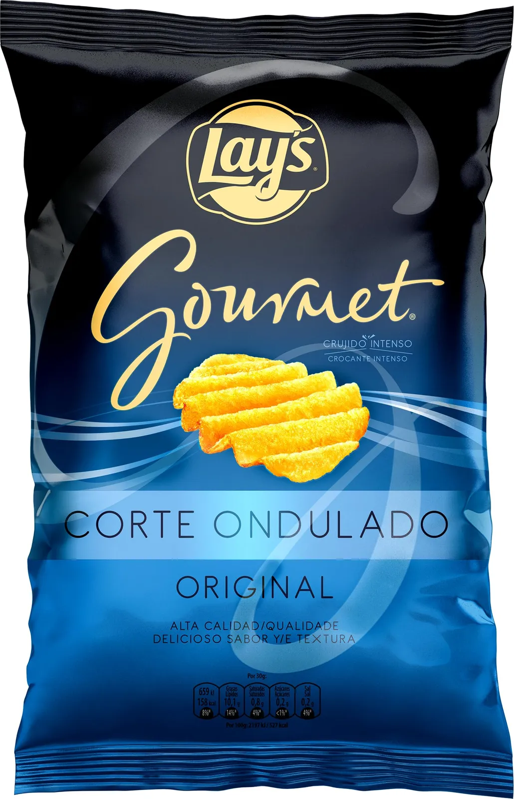 2x Lay's Gourmet Patatas Fritas Onduladas 170g