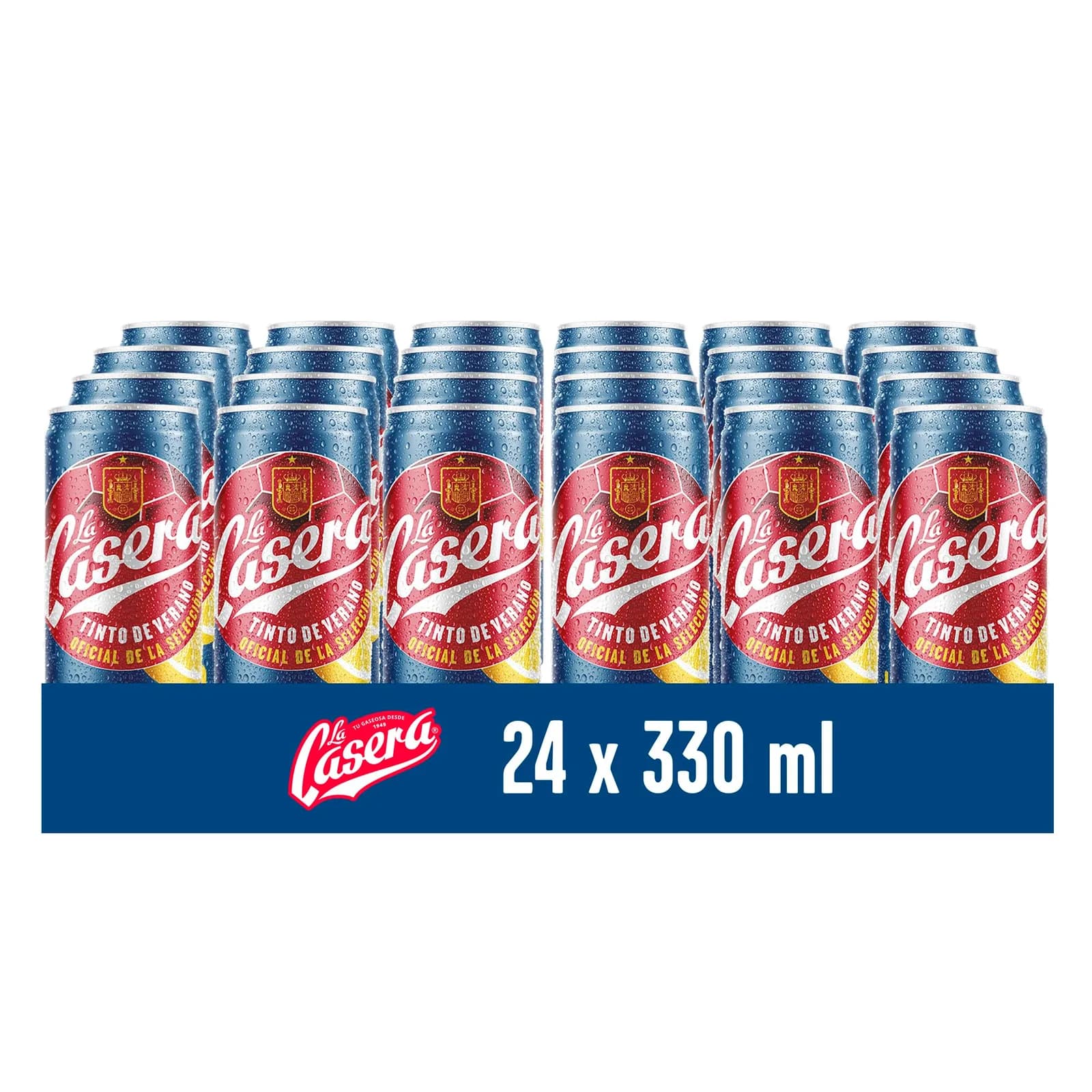 Pack 48 Latas La Casera Tinto De Verano 0,0% Limón 330ml