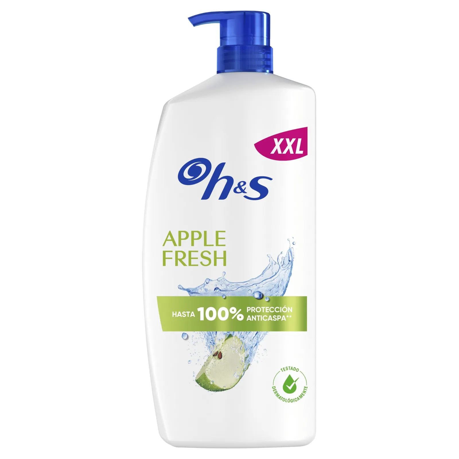 Pack 2x Champú Anticaspa H&S Apple Fresh 1L con Dispensador