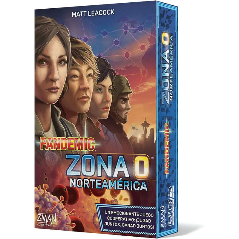 Juego de Mesa Pandemic Zona 0 Norteamerica