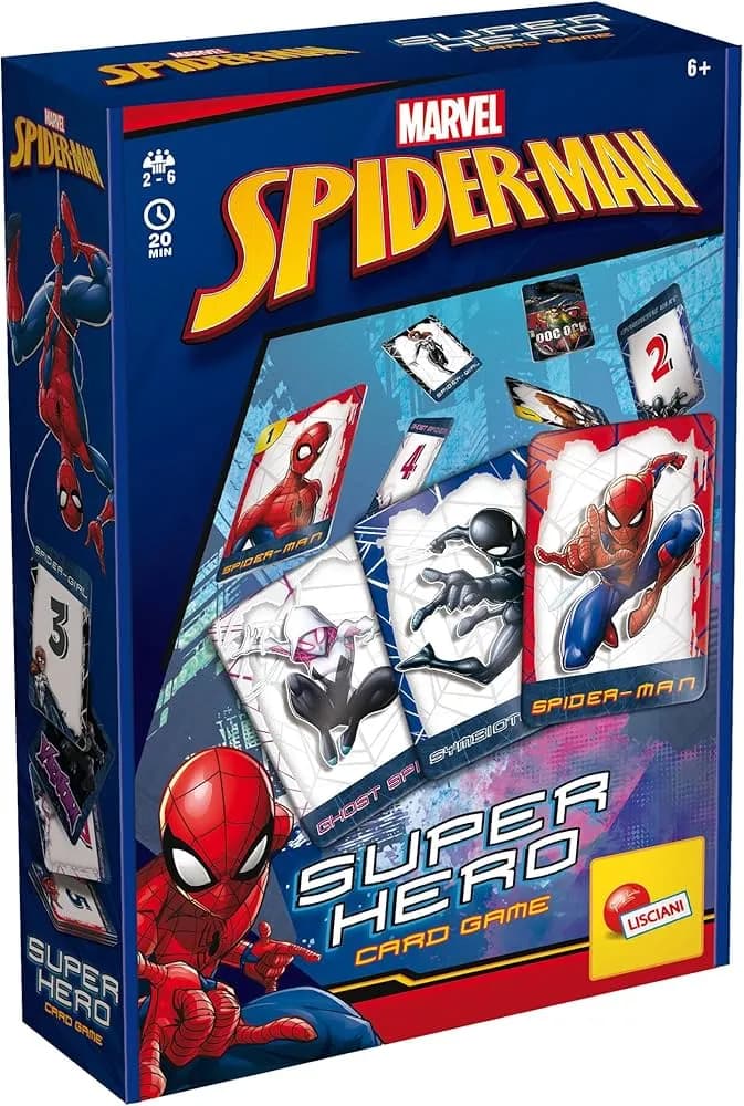Juego de cartas Lisciani Marvel Spider-Man Super Hero