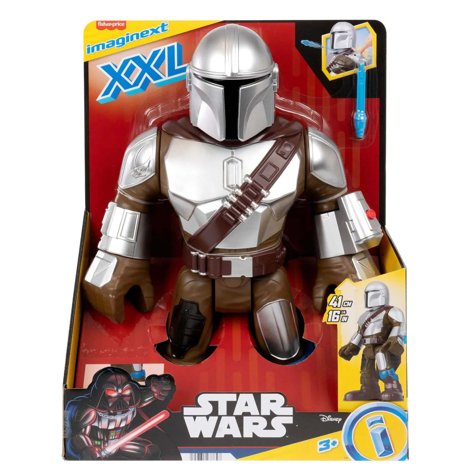 Figura XXL Star Wars El Mandaloriano Imaginext 41cm