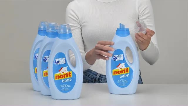 Pack 2x NORIT Bebé Detergente Ropa Bebé Pieles Sensibles y Atópicas - 8 Unidades (4x1125ml)