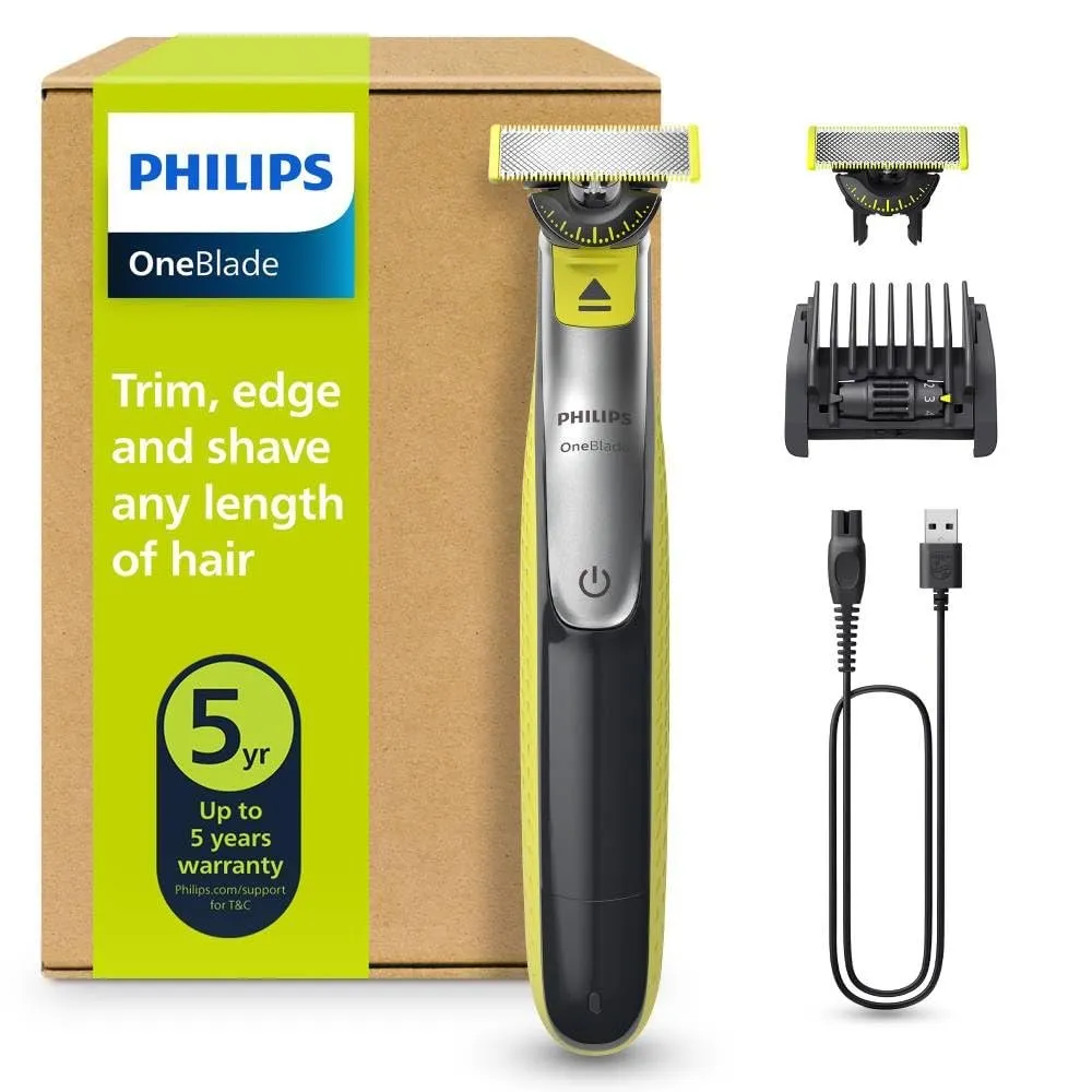 Philips OneBlade 360 QP2734/30 Maquinilla Híbrida Recortadora y Afeitadora