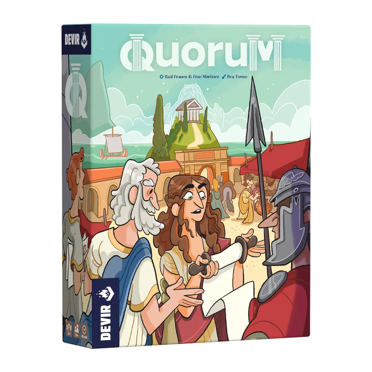 Juego de mesa Quorum: Estrategia política en el Imperio Romano