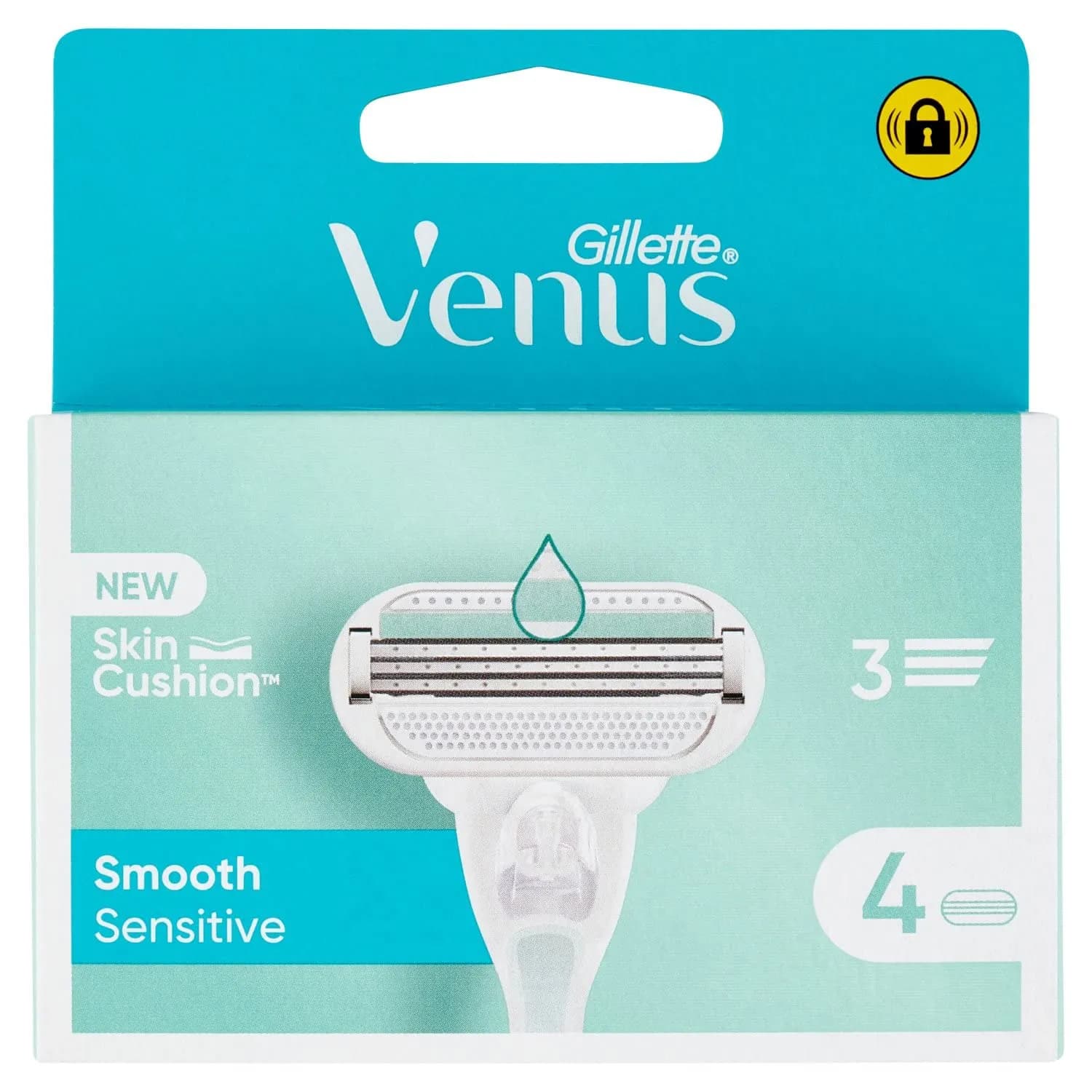Gillette Venus Deluxe Sensitive: 4 Recambios para Piel Sensible