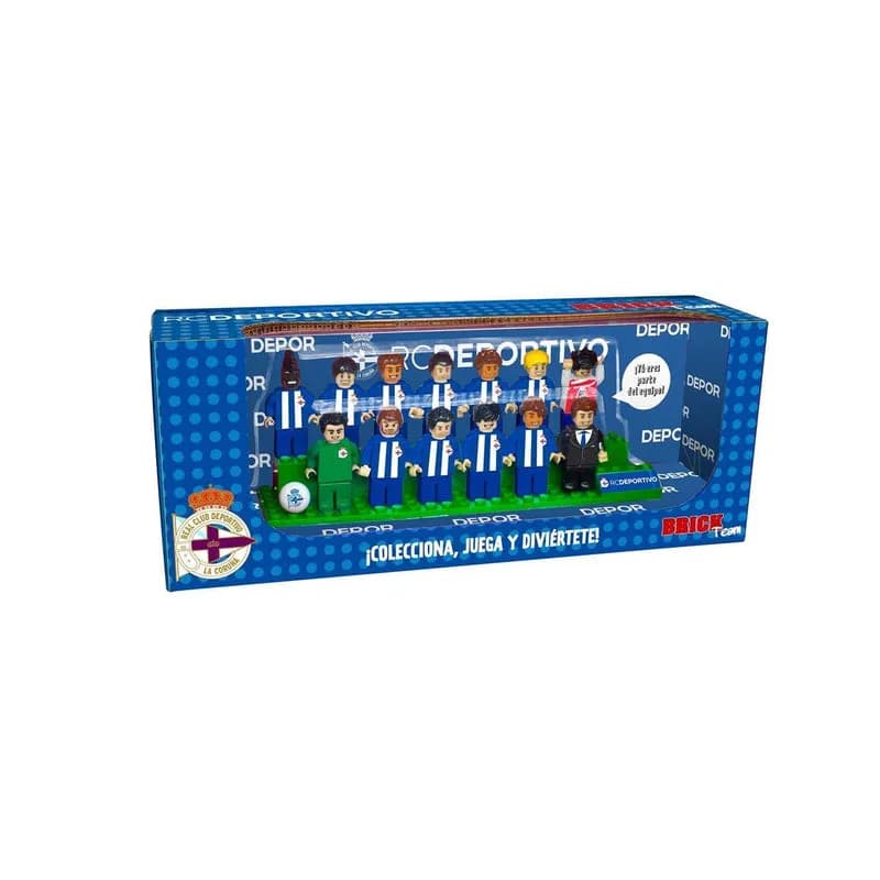 Set Figuras Coleccionables Brick Team Depor La Coruña (Compatible Lego)