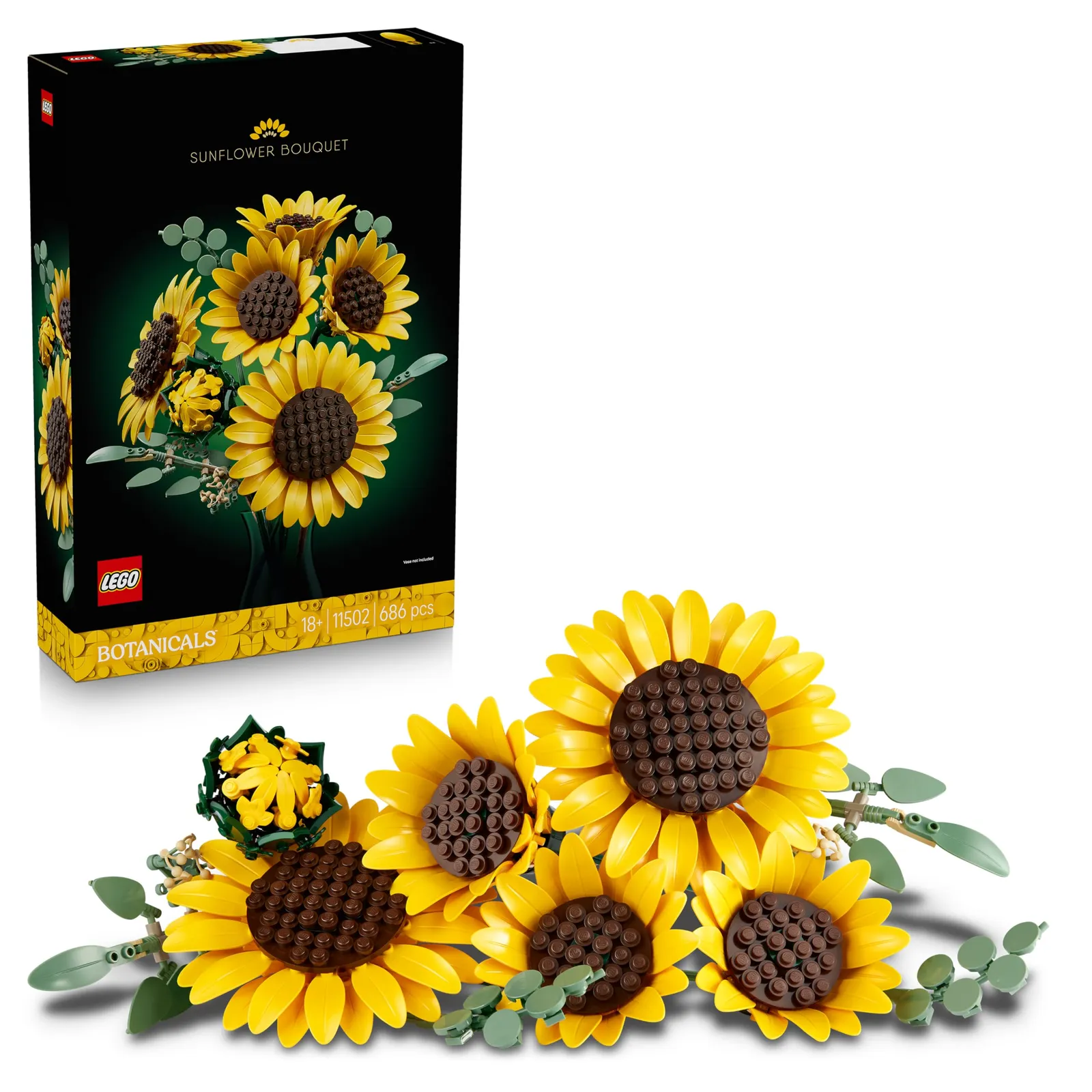 LEGO Botanicals Ramo de Girasoles - Maqueta de Flores Artificiales para Adultos