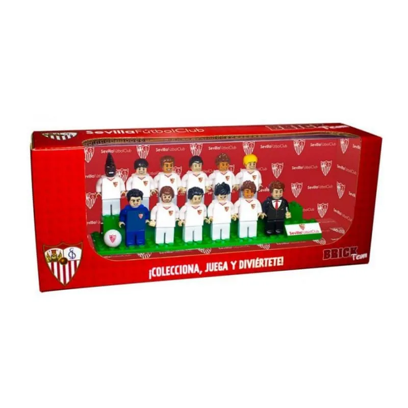 Brick Team Sevilla: Set Figuras Coleccionables Articuladas (Compatible Lego)