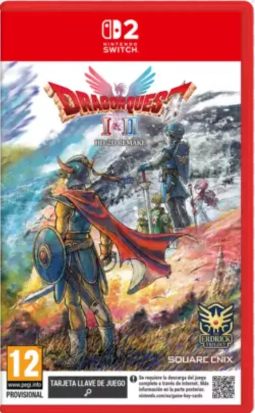 Nintendo Switch: Dragon Quest I & II HD-2D Remake (Key Card)