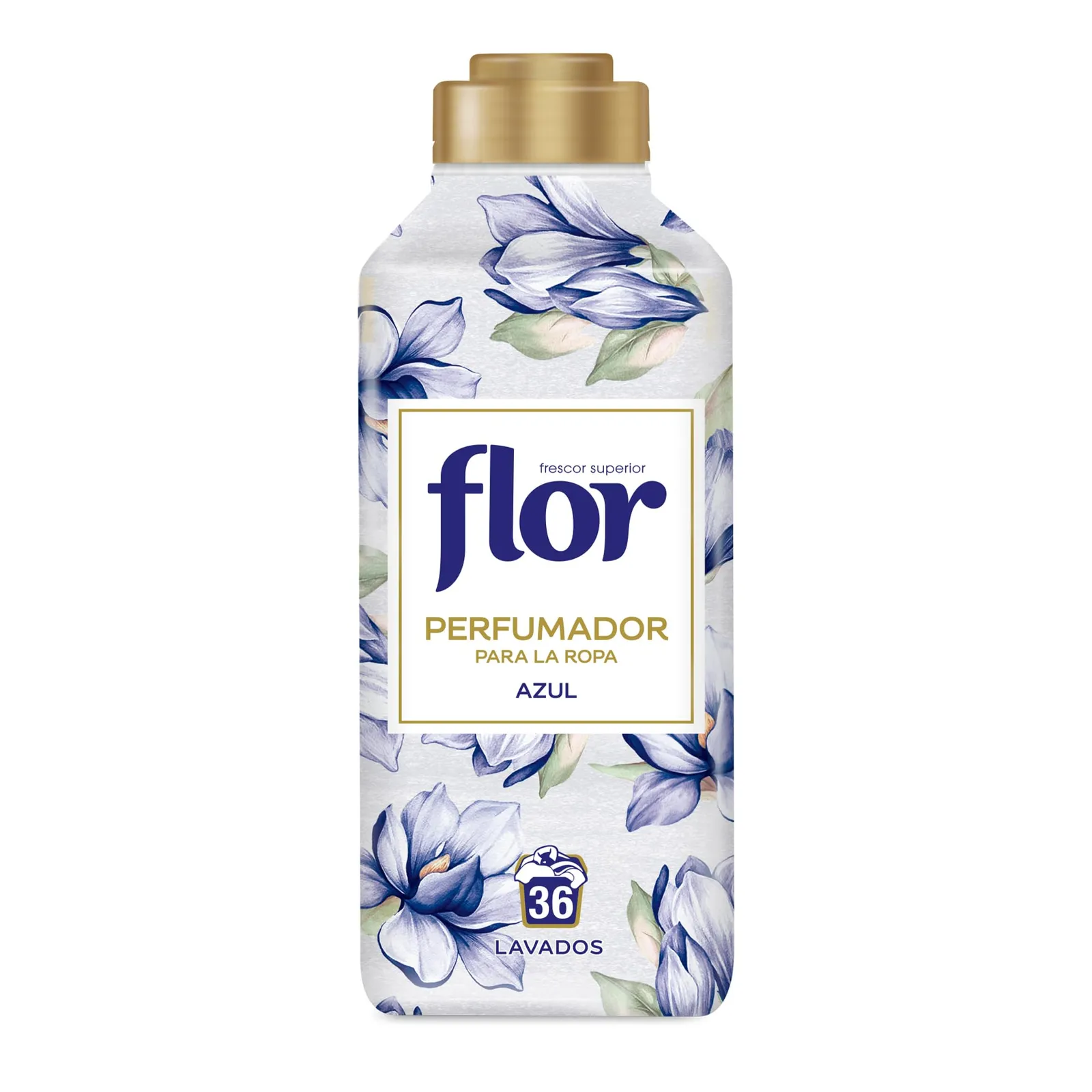 4 Botes Perfumador Ropa Flor Azul (36 Lavados/bote)