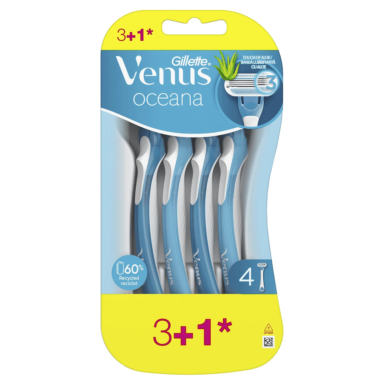 4x Cuchillas Desechables Gillette Venus Oceana para Mujer