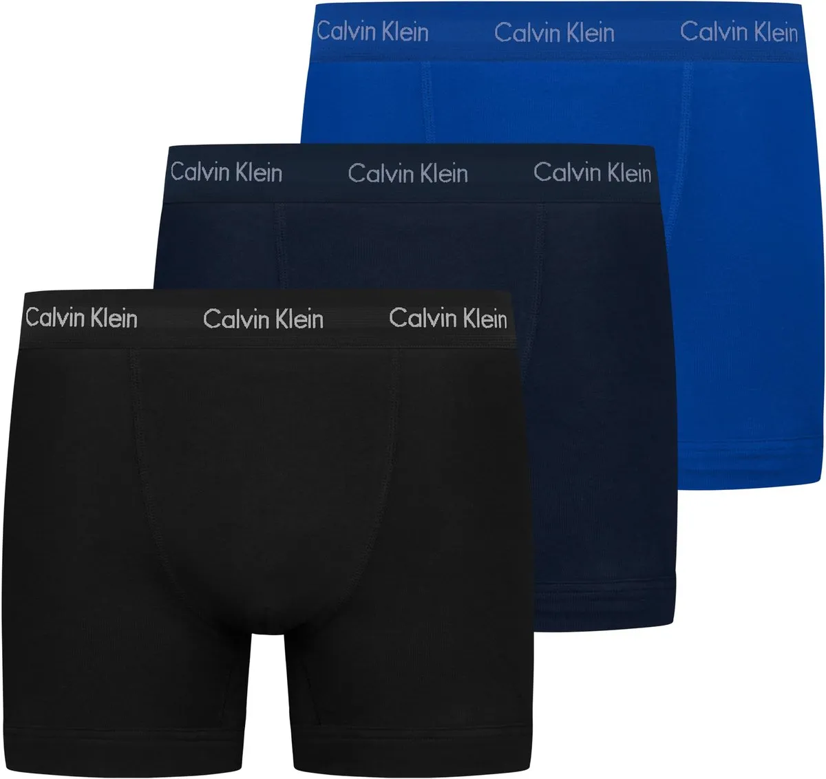 Calvin Klein Bóxer Hombre Pack 3 Trunks Algodón Elástico Ropa Interior