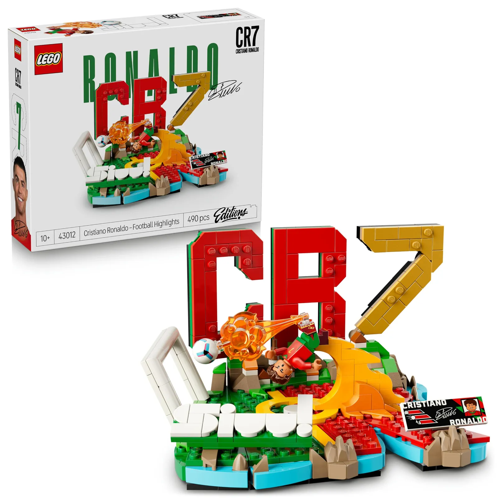 LEGO 43010 Cristiano Ronaldo Football Highlights: Modelo 3D con Figura Coleccionable