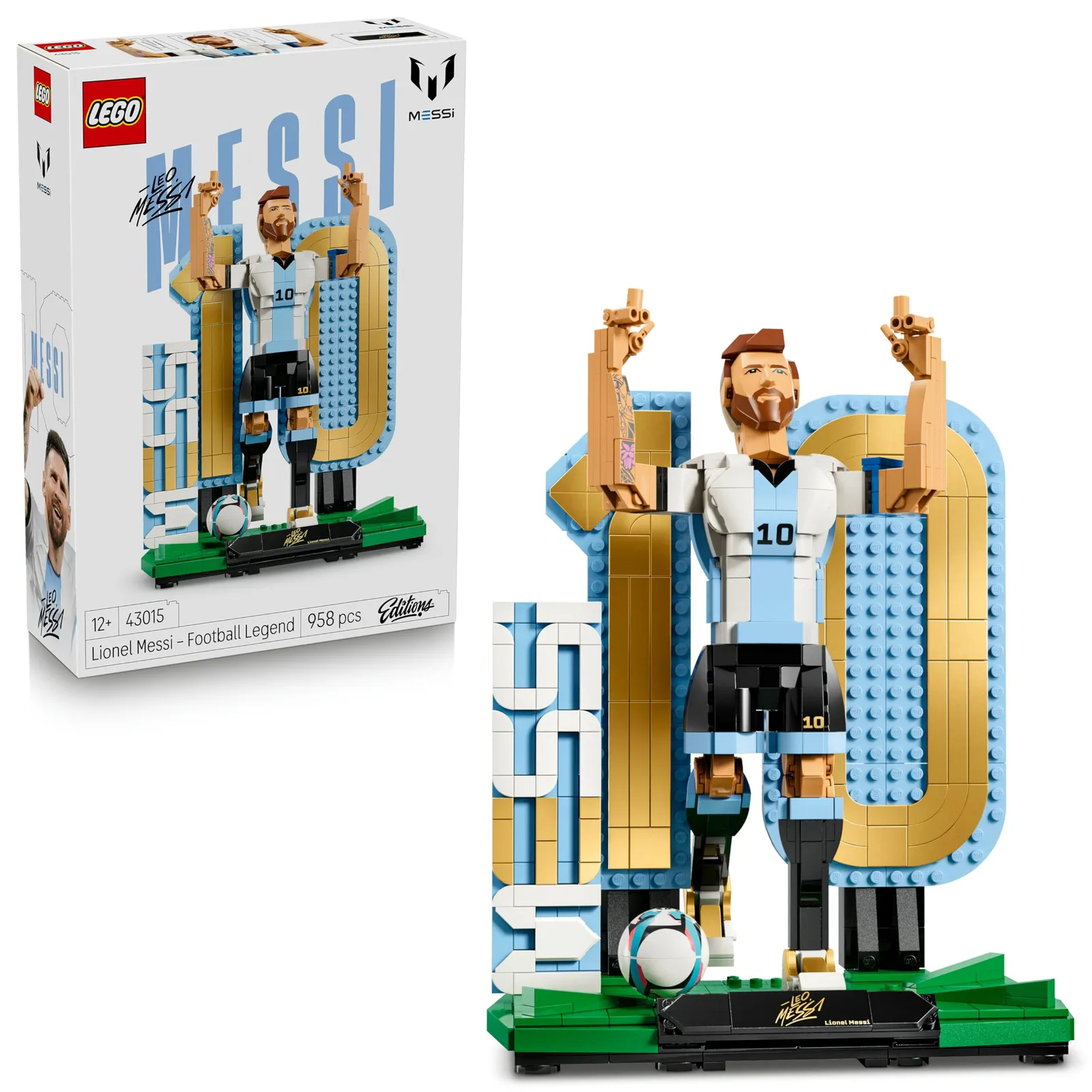 LEGO Lionel Messi - Figura Leyenda del Fútbol (43015)