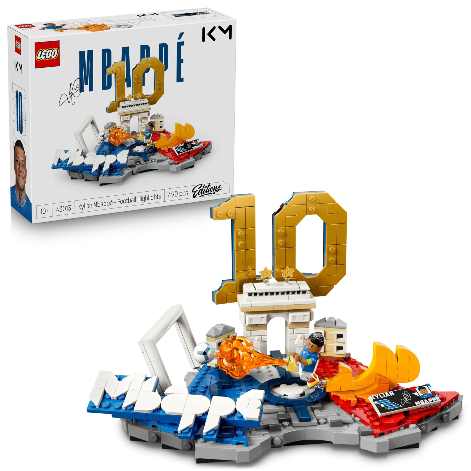 Kit de Construcción LEGO "Football Highlights" Kylian Mbappé - Modelo 3D Coleccionable