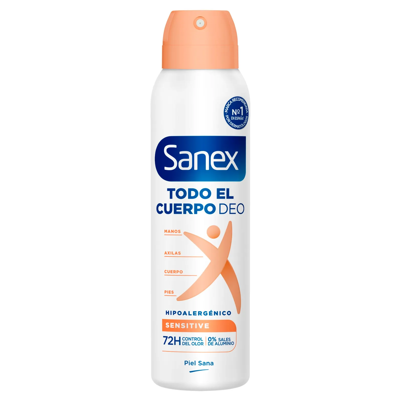 Desodorante Sanex Todo el Cuerpo 150ml Protección 72h Piel Sensible