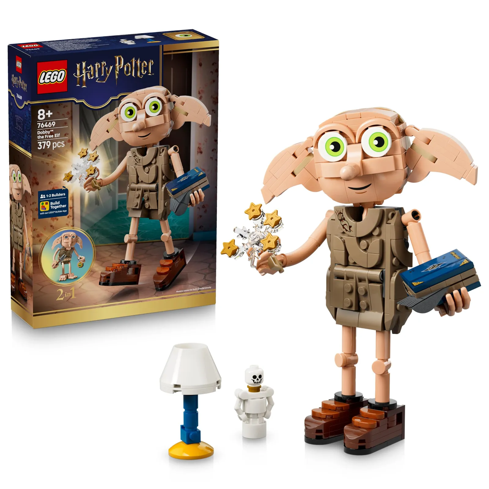 LEGO Harry Potter Dobby/Kreacher 2en1 - Kit Maqueta Transformable (76469)