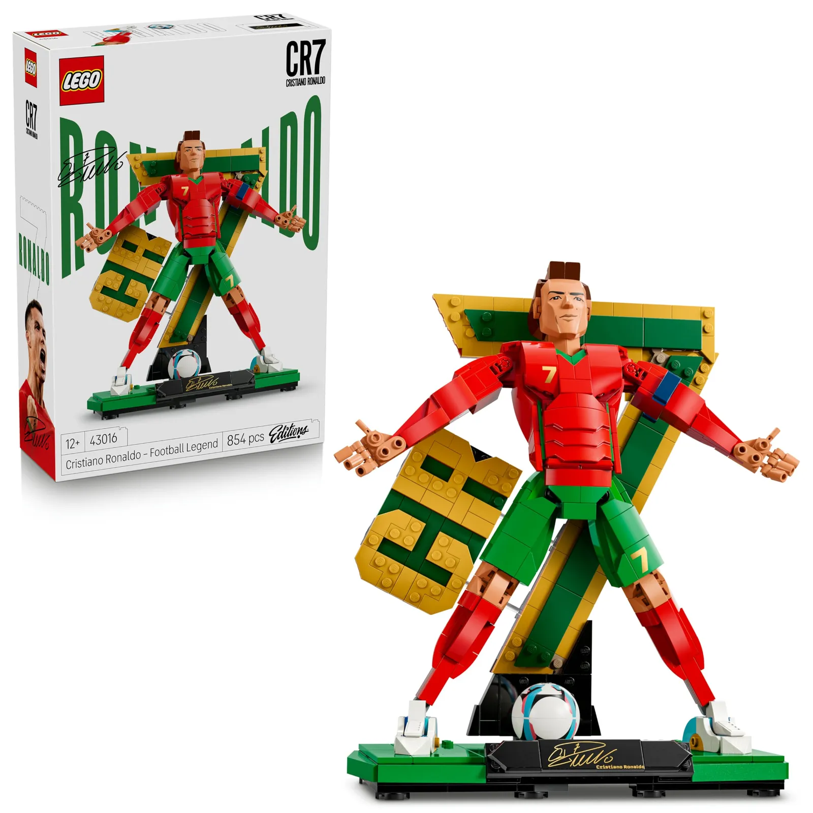 LEGO Ediciones Cristiano Ronaldo - Figura Leyenda del Fútbol 43016