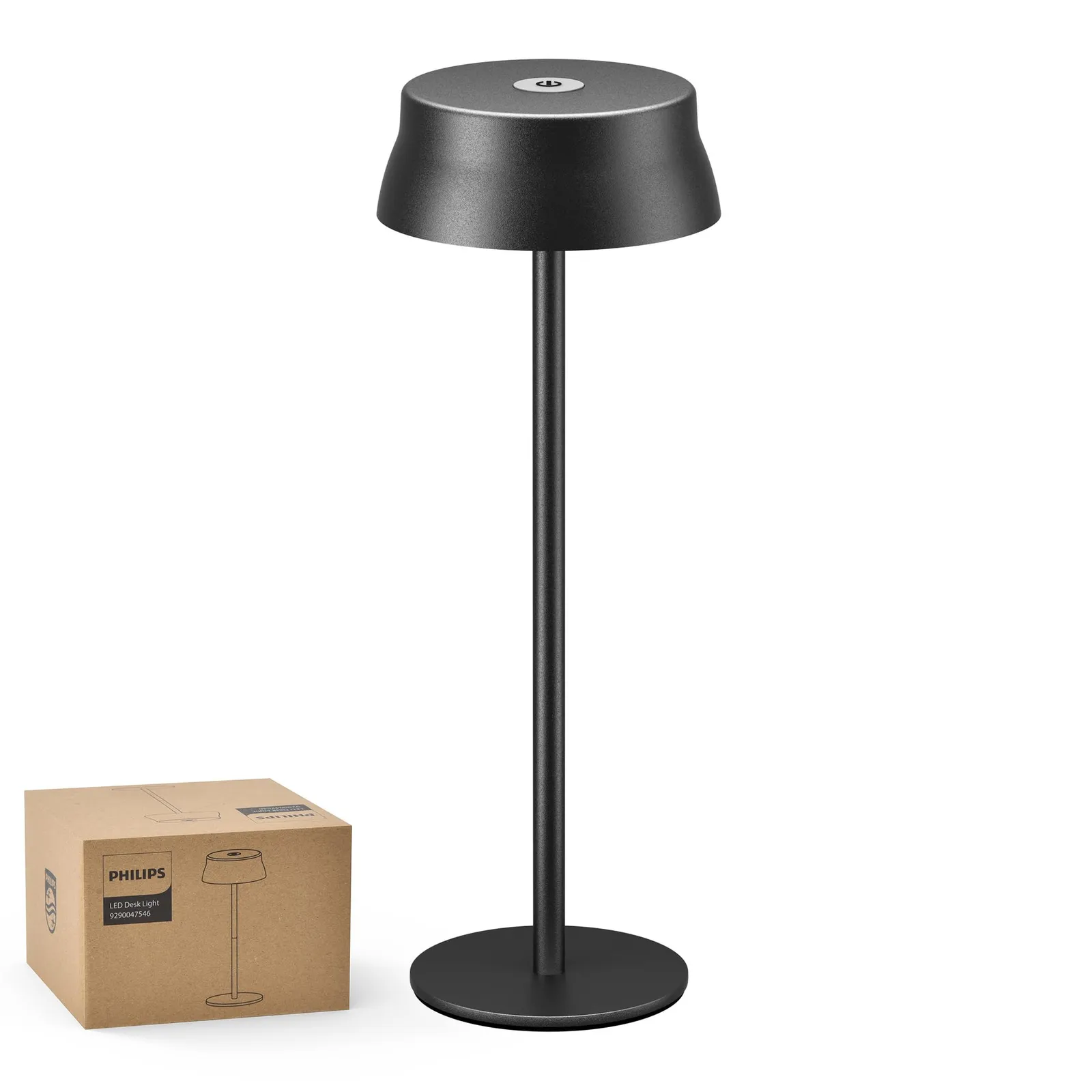 Lámpara LED Portátil Philips Inalámbrica para Exterior, 2 Alturas, Control Táctil, 3 Colores