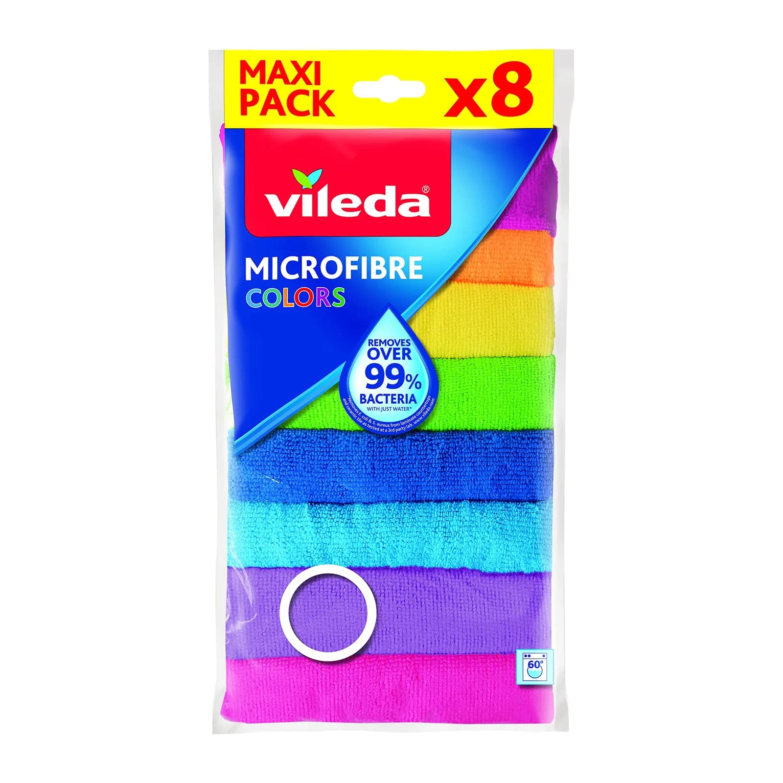 Set 8 Bayetas Microfibra Vileda Colors