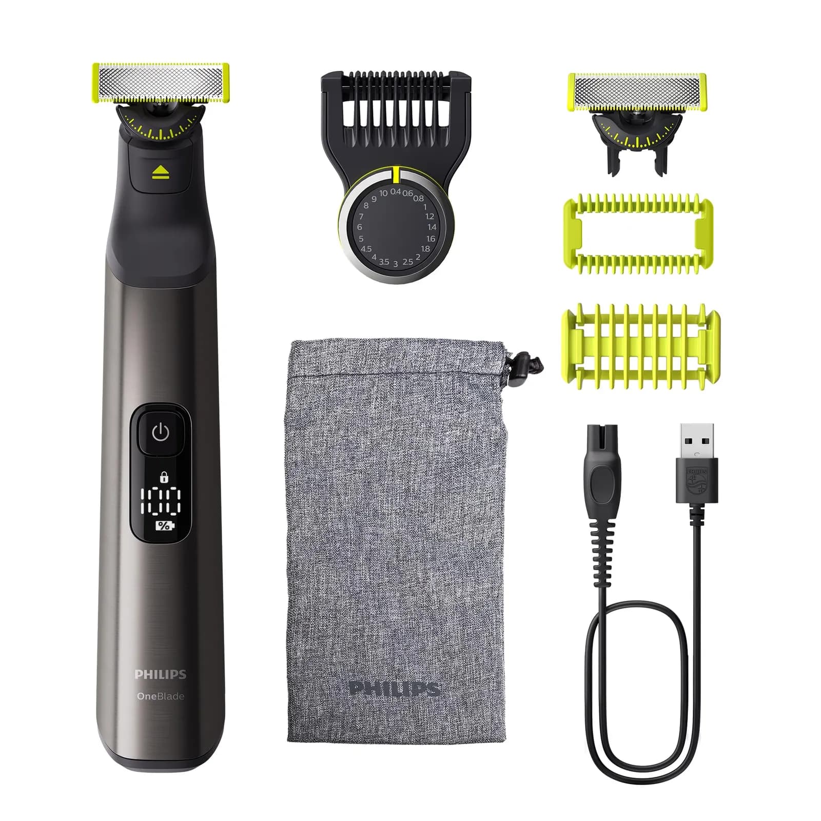 Recortadora y Afeitadora Philips OneBlade Pro 360: Rostro y Cuerpo