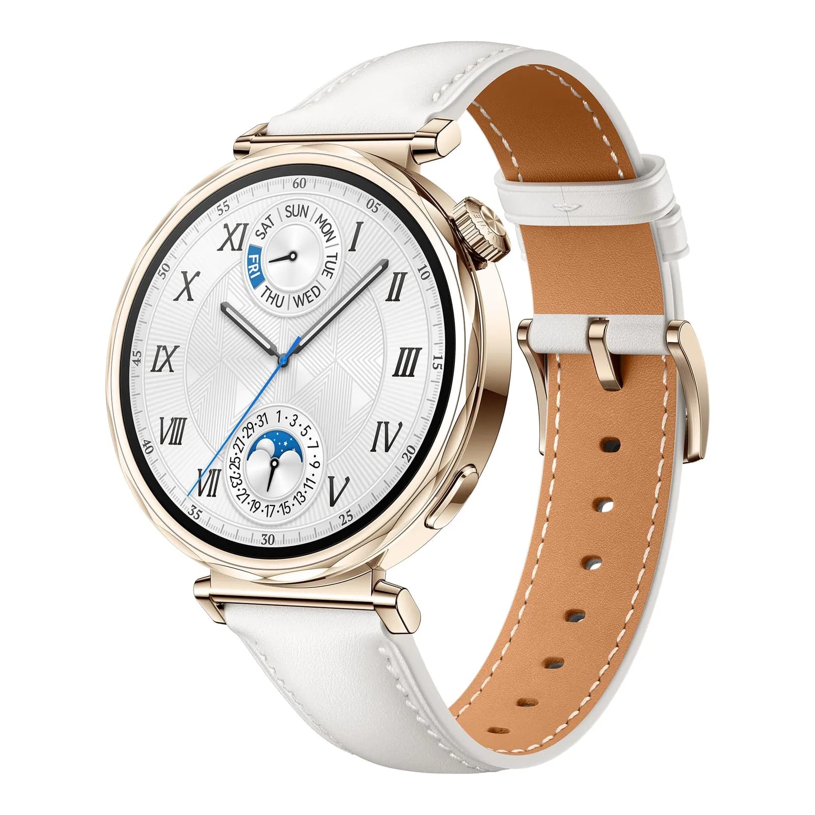 Smartwatch HUAWEI Watch GT 5 41mm Blanco: Diseño Sofisticado, Running, Ciclismo y Salud