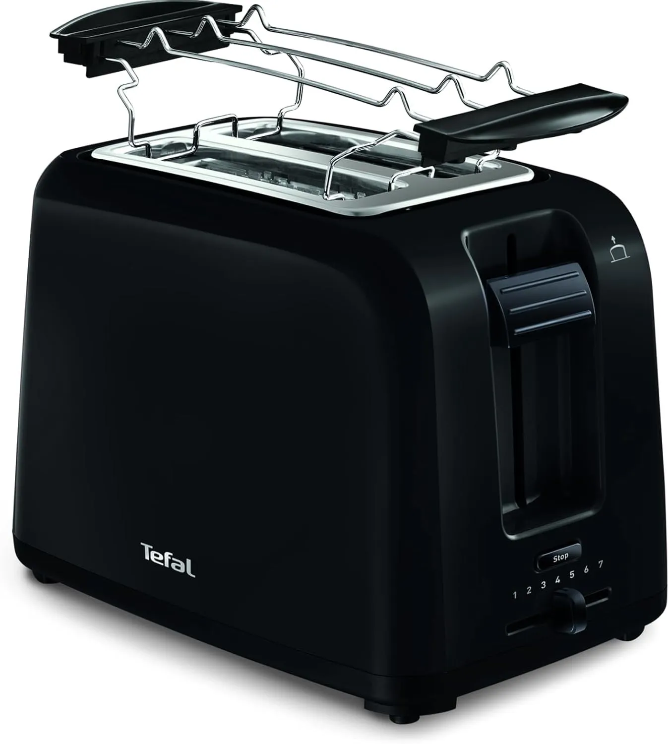 Tostadora Tefal TT1A2810, Negra, 2 Ranuras