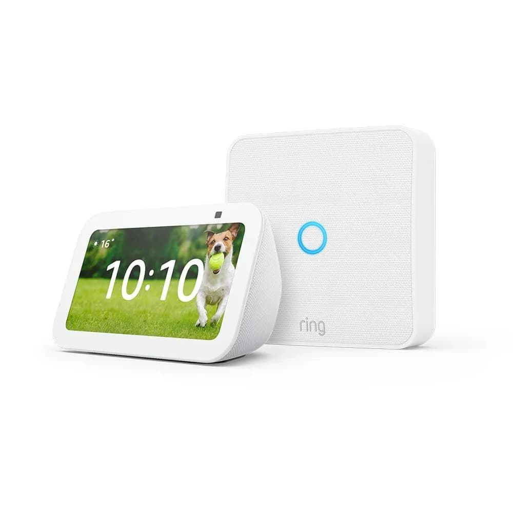 Echo Show 5 Blanco por 40€ con Ring Video Intercom