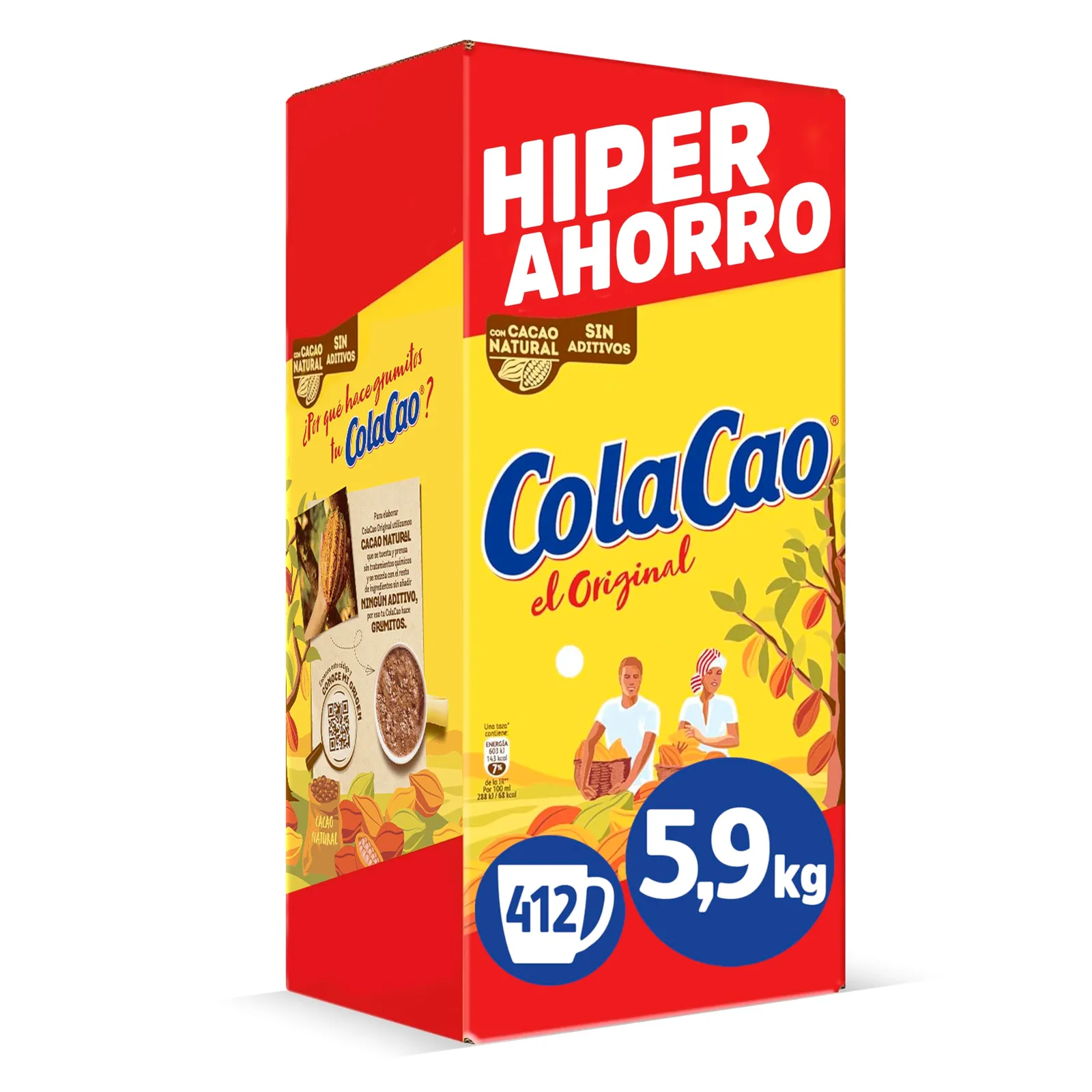 ColaCao Original: Cacao soluble en formato ahorro de 5,9 kg
