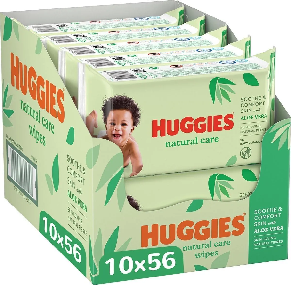Pack 560 Toallitas Húmedas Huggies Natural Care