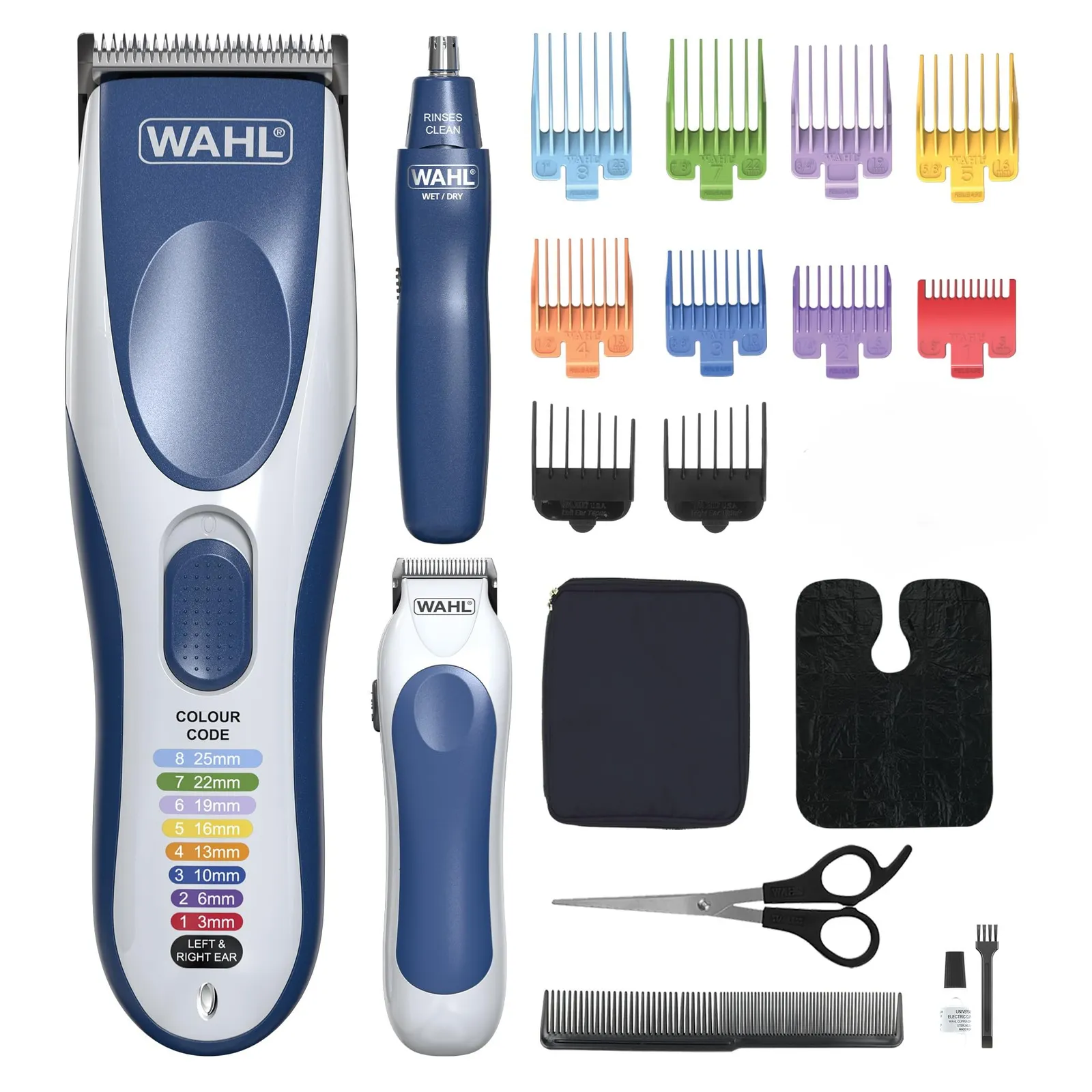 Wahl Color Pro Combo 3 en 1: Kit Cuidado Personal Inalámbrico