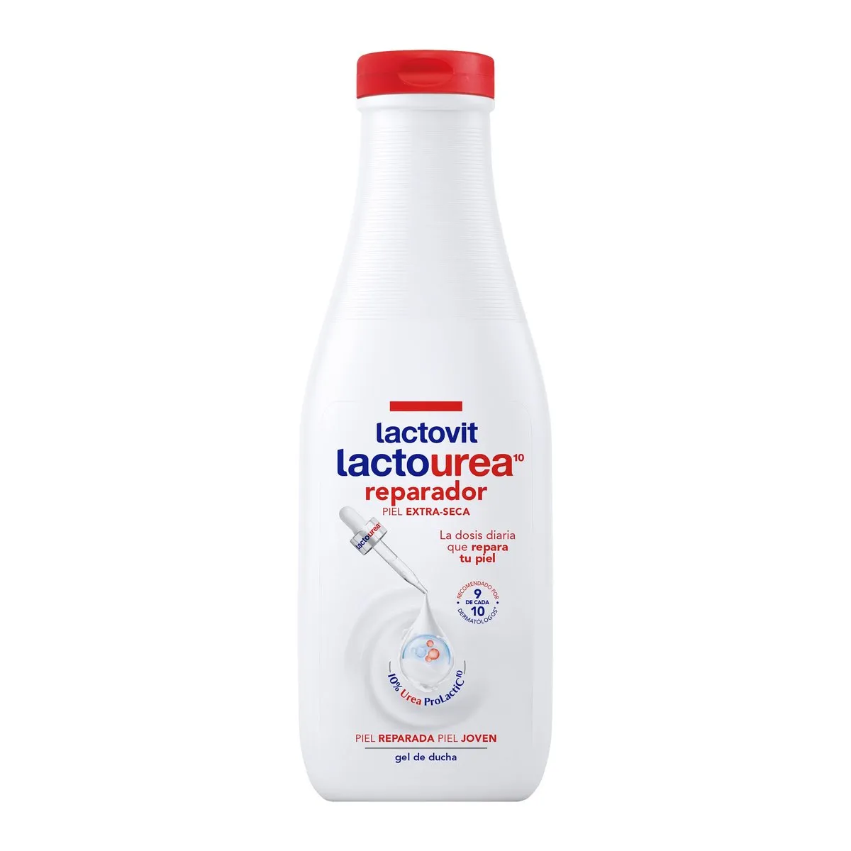 Lactovit Gel Ducha Reparador Lactourea Piel Muy Seca 550 ml con Protein Calcium