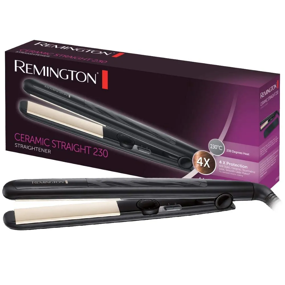 Plancha Pelo Remington Ceramic Slim: Placas Flotantes, Cerámica Anti-estática, Turmalina, 230°C