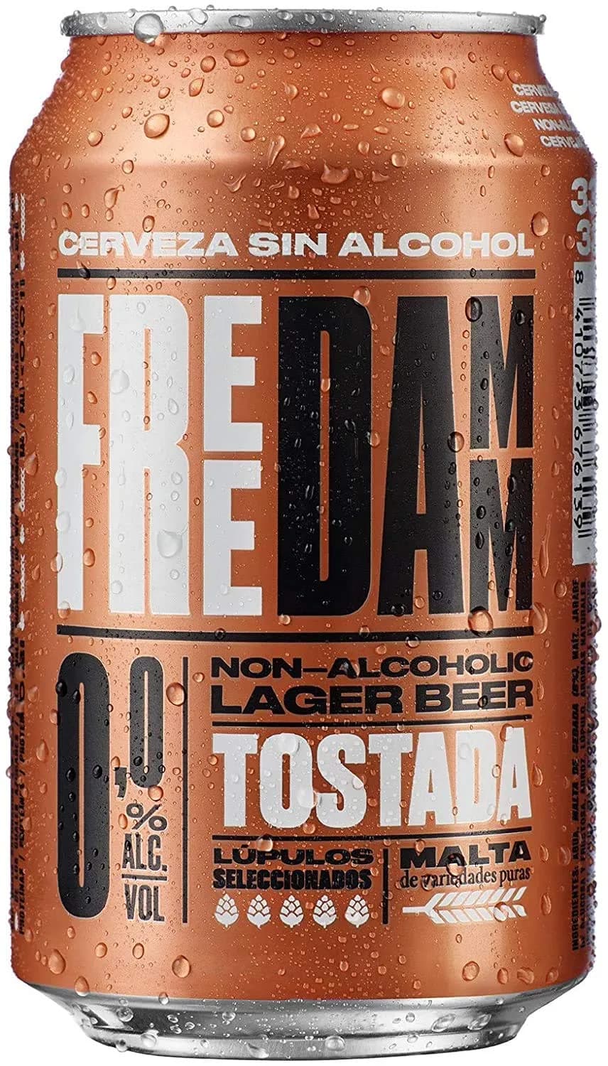 24 Latas 33cl Free Damm Tostada Sin Alcohol