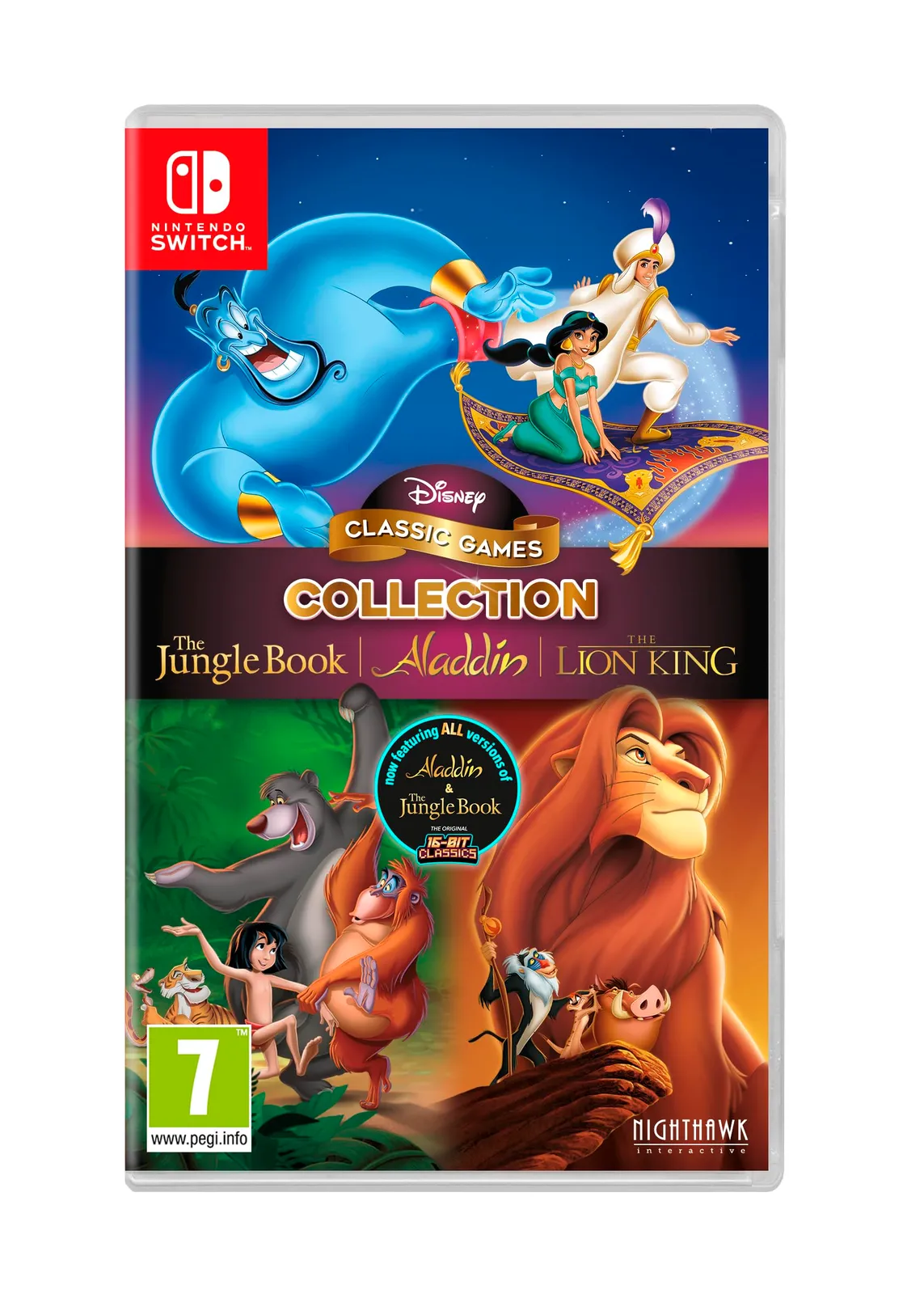 Colección Clásicos Disney para Nintendo Switch: El Libro de la Selva, Aladdin y El Rey León