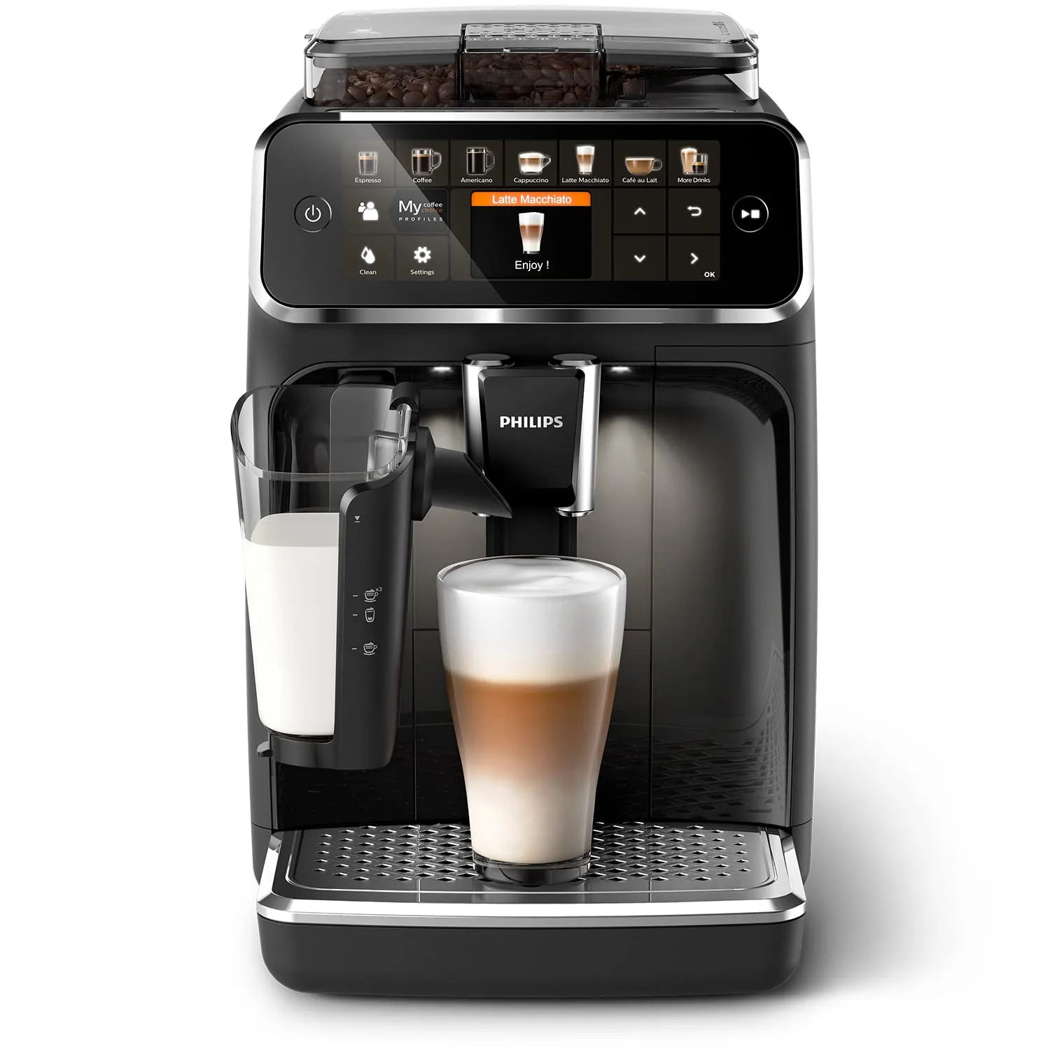 Philips Serie 5400 EP5441/50: Cafetera Superautomática con 12 Cafés y LatteGo
